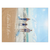 Benutzerdefiniertes Foto und Text - Eigenes Design Tischdecke (Vorderseite (Horizontal))
