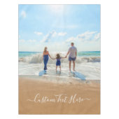 Benutzerdefiniertes Foto und Text - Eigenes Design Tischdecke (Vorderseite)