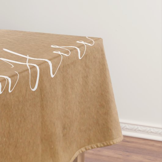 Benutzerdefiniertes Foto und Text - Eigenes Design Tischdecke (Beispiel)