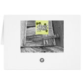 Benutzerdefiniertes Foto und Text für das entpackt (Rückseite Horizontal)