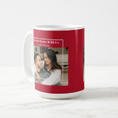 Benutzerdefiniertes Foto- und Text-Geschenk mit Ro Kaffeetasse (Vorderseite Links)