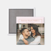Benutzerdefiniertes Foto- und Text-Geschenk mit ro Magnet (Vorderseite/Rückseite)