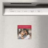 Benutzerdefiniertes Foto- und Text-Geschenk mit Ro Magnet (In Situ (Geschirrspüler))