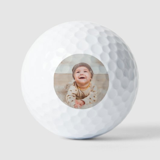 Benutzerdefiniertes Foto und Text Golfball (Vorderseite)