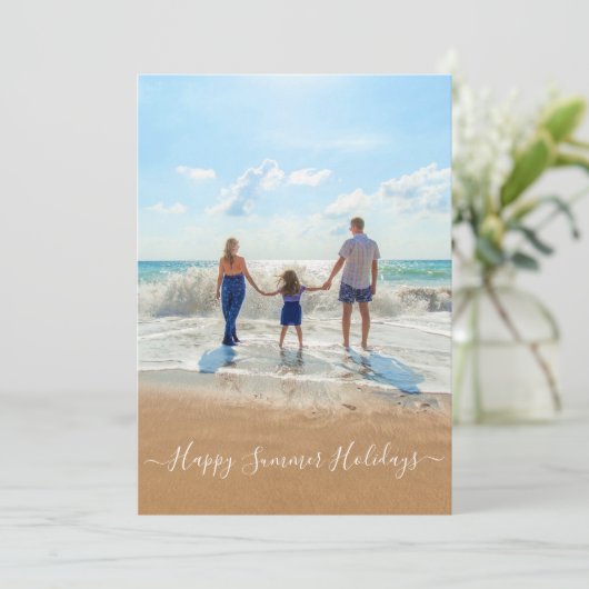 Benutzerdefiniertes Foto und Text - Gute Sommerfer (Stehend Vorderseite)