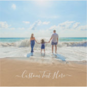 Benutzerdefiniertes Foto und Text - Ihr eigenes De Aufkleber (Vorderseite)