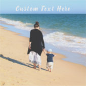 Benutzerdefiniertes Foto und Text - Ihr eigenes De Aufkleber (Vorderseite)