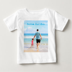 Benutzerdefiniertes Foto und Text - Ihr eigenes De Baby T-shirt