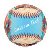 Benutzerdefiniertes Foto und Text - Ihr eigenes De Baseball (Vorderseite)
