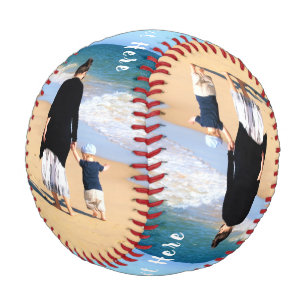 Benutzerdefiniertes Foto und Text - Ihr eigenes De Baseball
