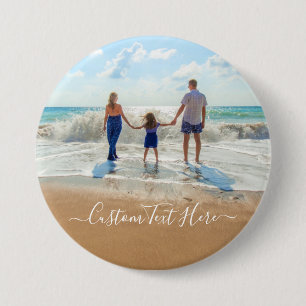 Benutzerdefiniertes Foto und Text - Ihr eigenes De Button