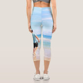 Benutzerdefiniertes Foto und Text - Ihr eigenes De Capri Leggings (Rückseite)