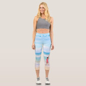 Benutzerdefiniertes Foto und Text - Ihr eigenes De Capri Leggings (Vorderseite)