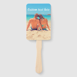 Benutzerdefiniertes Foto und Text - Ihr eigenes De Fächer