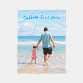 Benutzerdefiniertes Foto und Text - Ihr eigenes De Fleecedecke (Vorderseite)