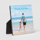 Benutzerdefiniertes Foto und Text - Ihr eigenes De Fotoplatte (Vorderseite)