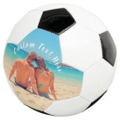 Benutzerdefiniertes Foto und Text - Ihr eigenes De Fußball (Dreiviertel)