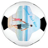 Benutzerdefiniertes Foto und Text - Ihr eigenes De Fußball (Gedreht)