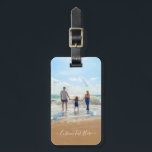 Benutzerdefiniertes Foto und Text - Ihr eigenes De Gepäckanhänger<br><div class="desc">Benutzerdefiniertes Foto und Text - Einzigartiges Design - Personalisierte Familie / Freunde oder Persönliches Geschenk - Hinzufügen von Text und Foto - Größe ändern und verschieben Sie Elemente mit dem Anpassungs-Tool !</div>