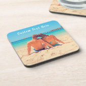 Benutzerdefiniertes Foto und Text - Ihr eigenes De Getränkeuntersetzer (Linke Seite)