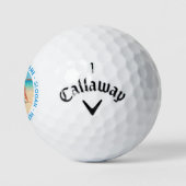 Benutzerdefiniertes Foto und Text - Ihr eigenes De Golfball (Logo)