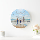 Benutzerdefiniertes Foto und Text - Ihr eigenes De Große Wanduhr (Zuhause)