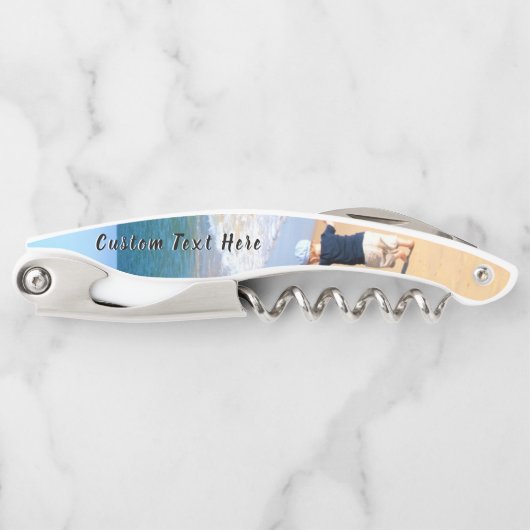 Benutzerdefiniertes Foto und Text - Ihr eigenes De Kellnermesser (Vorderseite)