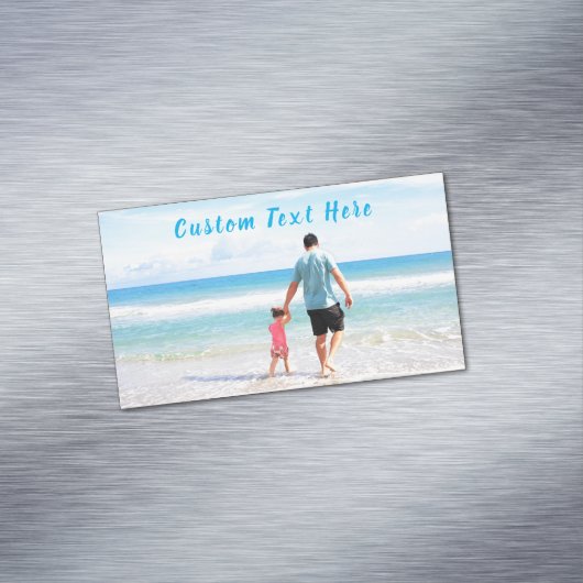 Benutzerdefiniertes Foto und Text - Ihr eigenes De Magnetische Visitenkarte (Beispiel)