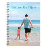 Benutzerdefiniertes Foto und Text - Ihr eigenes De Notizblock (Vorderseite)