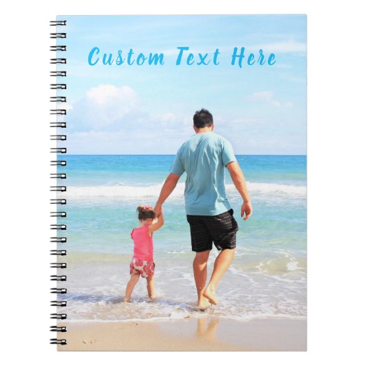 Benutzerdefiniertes Foto und Text - Ihr eigenes De Notizblock (Vorderseite)