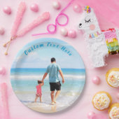 Benutzerdefiniertes Foto und Text - Ihr eigenes De Pappteller (Party)