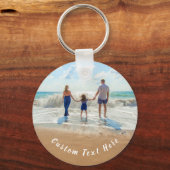 Benutzerdefiniertes Foto und Text - Ihr eigenes De Schlüsselanhänger (Vorderseite)
