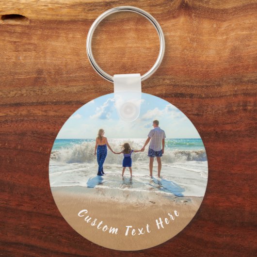 Benutzerdefiniertes Foto und Text - Ihr eigenes De Schlüsselanhänger (Vorderseite)