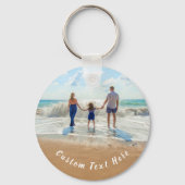 Benutzerdefiniertes Foto und Text - Ihr eigenes De Schlüsselanhänger (Rückseite)