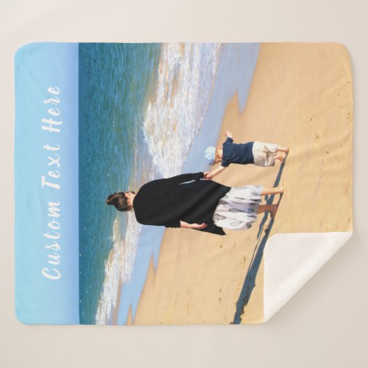 Benutzerdefiniertes Foto und Text - Ihr eigenes De Sherpadecke (Vorderseite (Horizontal))