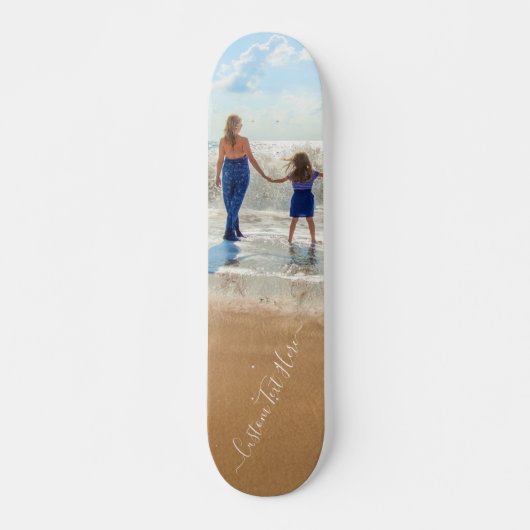 Benutzerdefiniertes Foto und Text - Ihr eigenes De Skateboard (Vorne)