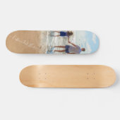 Benutzerdefiniertes Foto und Text - Ihr eigenes De Skateboard (Horizontal)