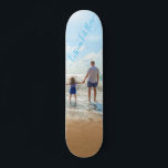 Benutzerdefiniertes Foto und Text - Ihr eigenes De Skateboard<br><div class="desc">Benutzerdefiniertes Foto und Text - Einzigartiges Design - Personalisierte Familie / Freunde oder Persönliches Geschenk - Hinzufügen von Text und Foto - Größe ändern und verschieben Sie Elemente mit dem Anpassungs-Tool !</div>