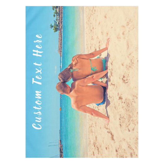 Benutzerdefiniertes Foto und Text - Ihr eigenes De Tischdecke (Vorderseite)