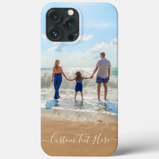 Benutzerdefiniertes Foto und Text-iPhone-Fall Pers Case-Mate iPhone Hülle (Rückseite)