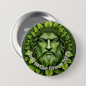 Benutzerdefiniertes Foto und Text Jack in the gree Button (Vorne & Hinten)