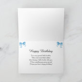 Benutzerdefiniertes Foto und Text Kleiner Bruder G Karte (Innenseite)