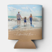 Benutzerdefiniertes Foto und Text können farbiger Dosenkühler (Rückseite)