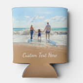 Benutzerdefiniertes Foto und Text können farbiger  Dosenkühler (Rückseite)