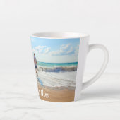 Benutzerdefiniertes Foto und Text Latte Tasse Ihr  (Rechts)