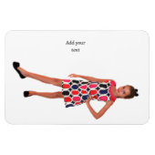 Benutzerdefiniertes FOTO und Text Magnet (Horizontal)