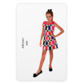 Benutzerdefiniertes FOTO und Text Magnet (Vertikal)