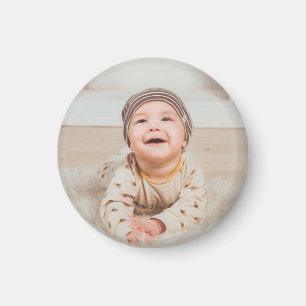 Benutzerdefiniertes Foto und Text Magnet