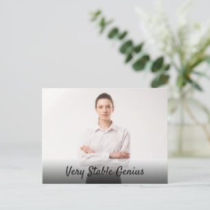Benutzerdefiniertes Foto und Text mit sehr stabile Postkarte