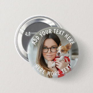 Benutzerdefiniertes Foto und Text oder Name Button